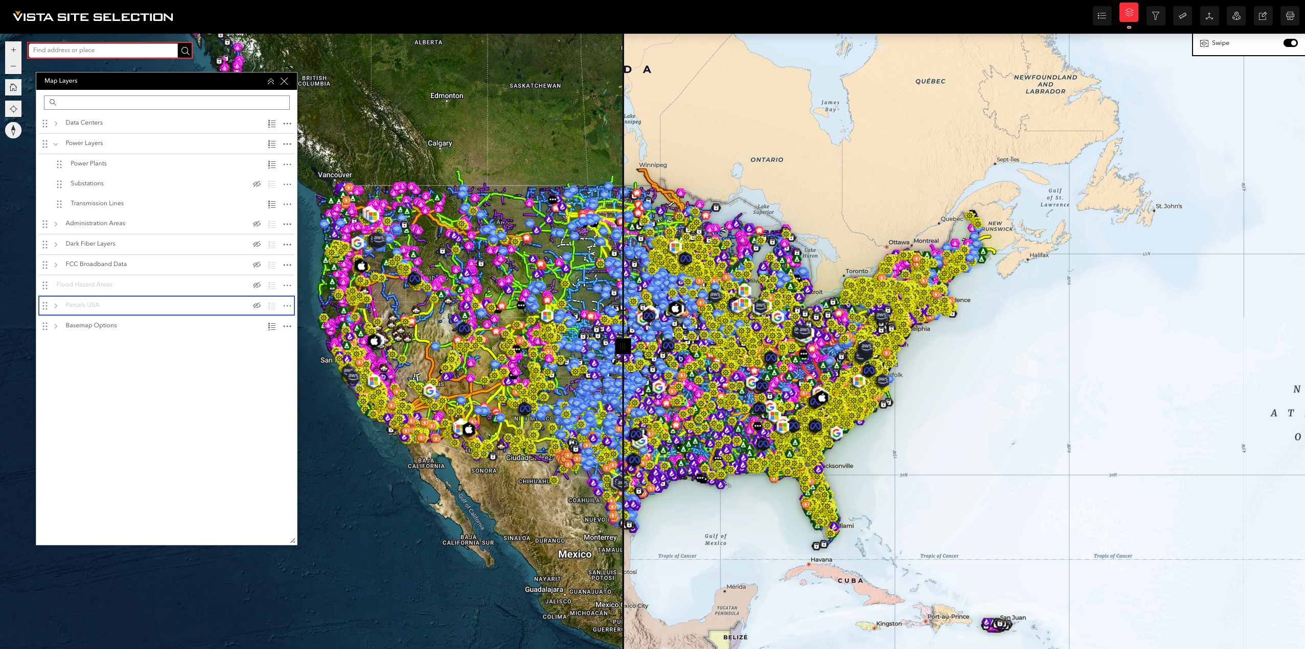 A look at Vista's Data Center Site Selection Tool